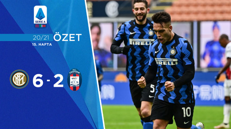 Inter 6-2 Crotone Maç Özeti