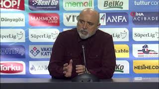Hikmet Karaman, oyun planlarının değişmesini gerektiren sebebi anlattı! | Ankaragücü - Rizespor: 1-1