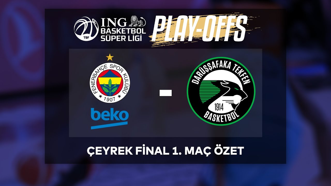 BSL Play-Off Çeyrek Finali Özet | Fenrbahçe Beko 103-91 Darüşşafaka Tekfen